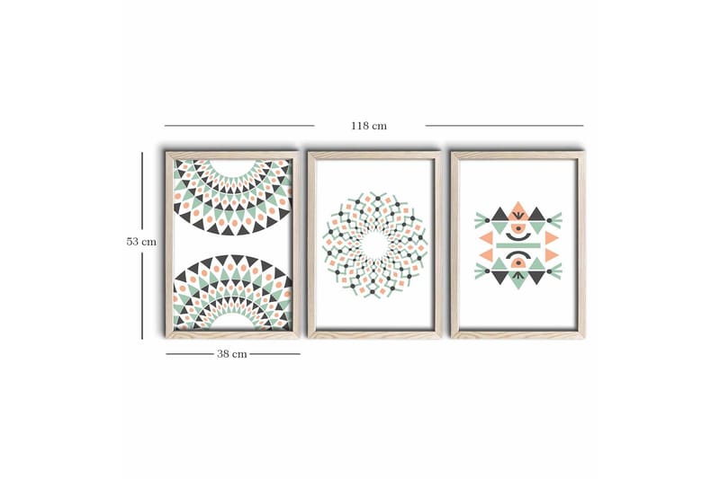 Väggdekor MDF Målning - Inredning & dekor - Tavlor & konst - Canvastavla