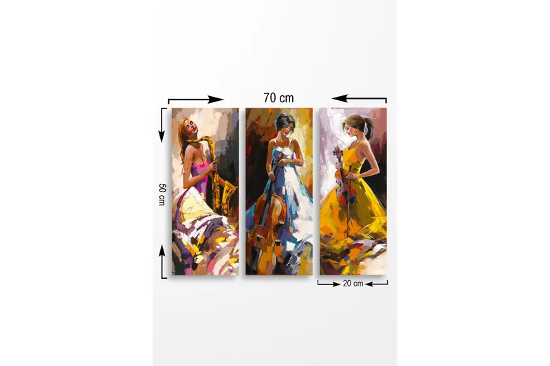 Väggdekor MDF Målning - Inredning & dekor - Tavlor & konst - Canvastavla