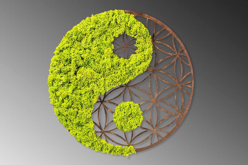 YIN YANG Canvastavla 44x44 cm - Inredning & dekor - Tavlor & konst - Canvastavla