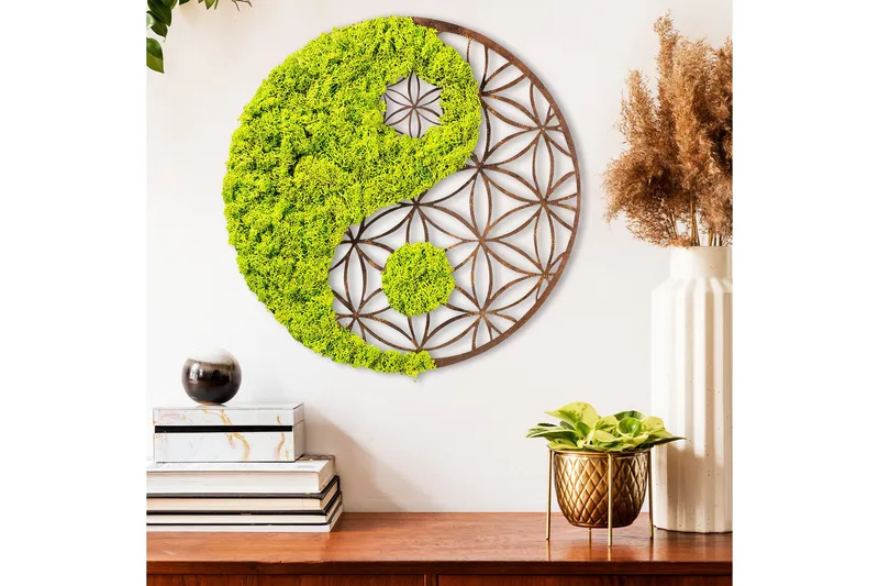 Yin Yang Canvastavla - 44x44 cm - Inredning & dekor - Tavlor & konst - Canvastavla