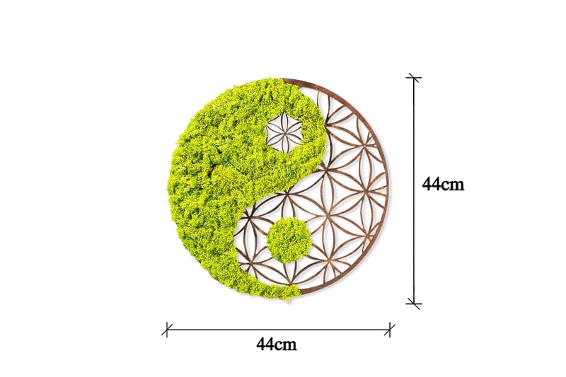 Yin Yang Canvastavla - 44x44 cm - Inredning & dekor - Tavlor & konst - Canvastavla