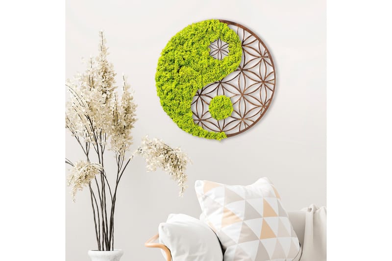 Yin Yang Canvastavla - 44x44 cm - Inredning & dekor - Tavlor & konst - Canvastavla