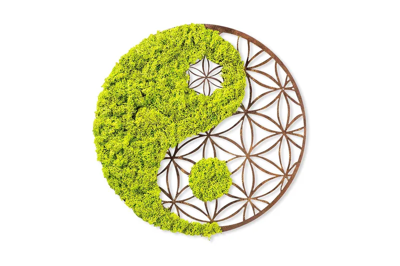 Yin Yang Canvastavla - 44x44 cm - Inredning & dekor - Tavlor & konst - Canvastavla