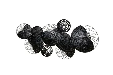 Cesium Väggdekoration - Silver/Svart - Inredning & dekor - Tavlor & konst - Canvastavla