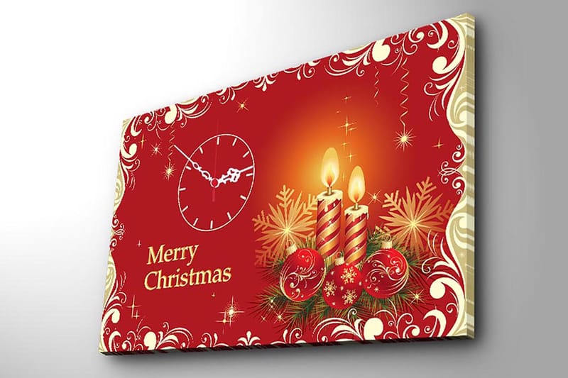 Decorative Canvas Wall Clock 45x70 - Inredning & dekor - Tavlor & konst - Canvastavla