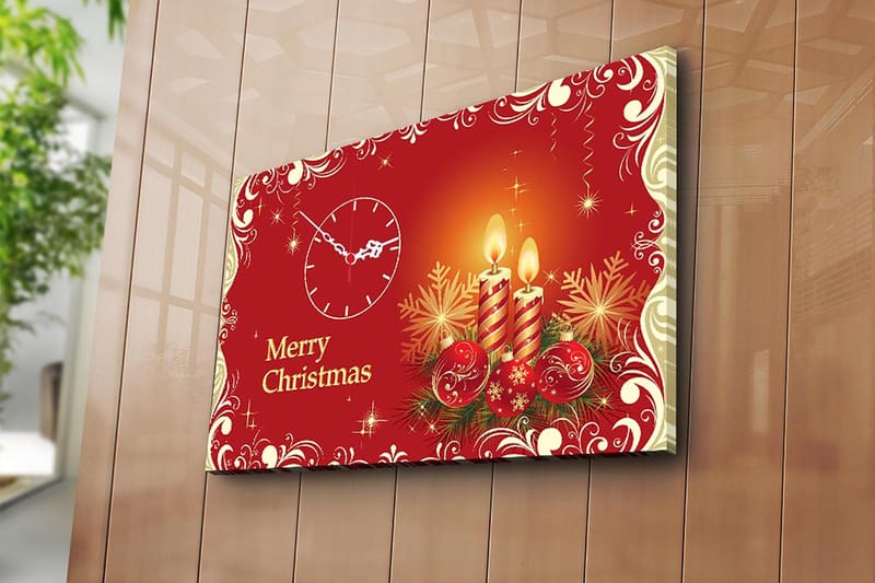 Decorative Canvas Wall Clock 45x70 - Inredning & dekor - Tavlor & konst - Canvastavla