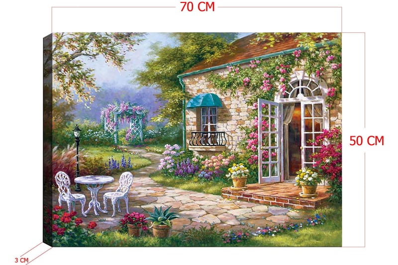 Decorative Canvas Painting 50x70 - Inredning & dekor - Tavlor & konst - Canvastavla