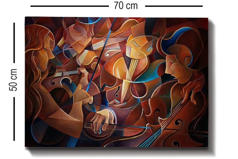 Decorative Canvas Painting 50x70 - Inredning & dekor - Tavlor & konst - Canvastavla