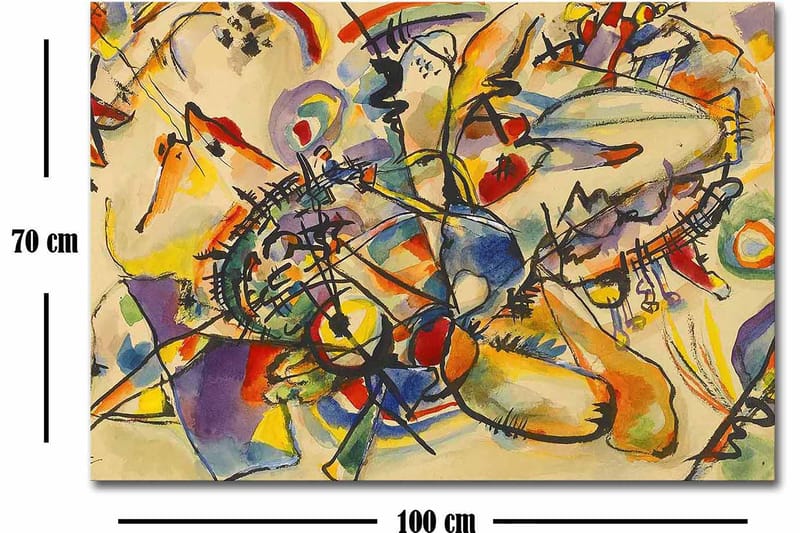 Decorative Canvas Painting 70x100 - Inredning & dekor - Tavlor & konst - Canvastavla