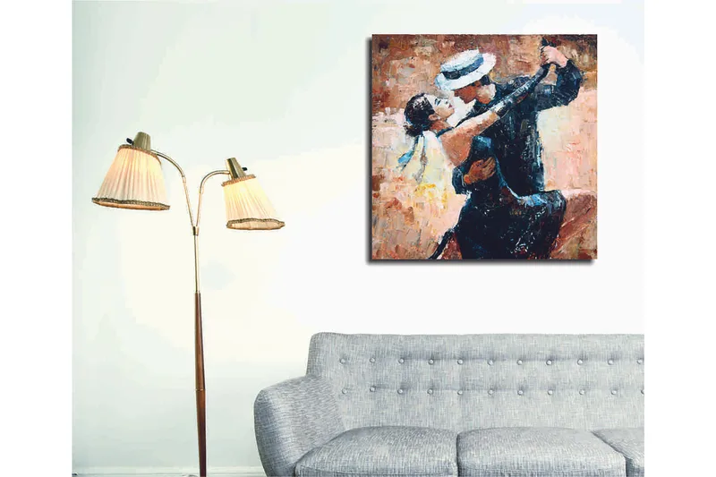 Decorative Canvas Painting 45x45 - Inredning & dekor - Tavlor & konst - Canvastavla