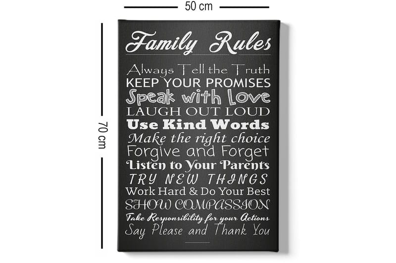 Decorative Canvas Painting 50x70 - Inredning & dekor - Tavlor & konst - Canvastavla