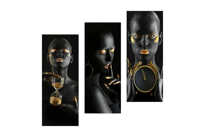 Decorative MDF Painting (3 Pieces) 20x50