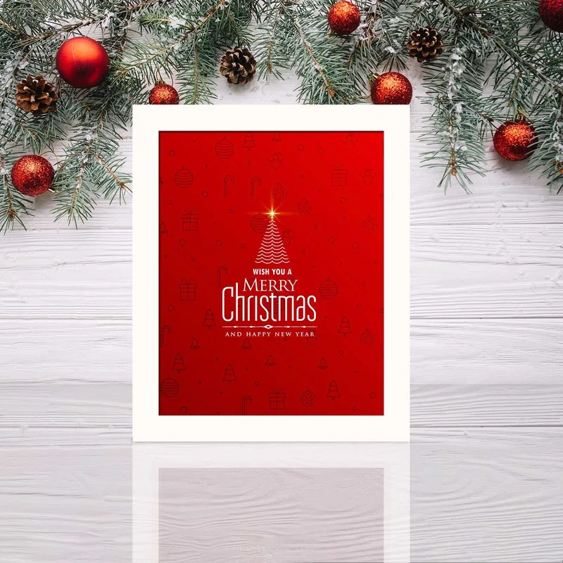 Dekorativ Inramad MDF-målning 24x29 cm - Flerfärgad - Inredning & dekor - Tavlor & konst