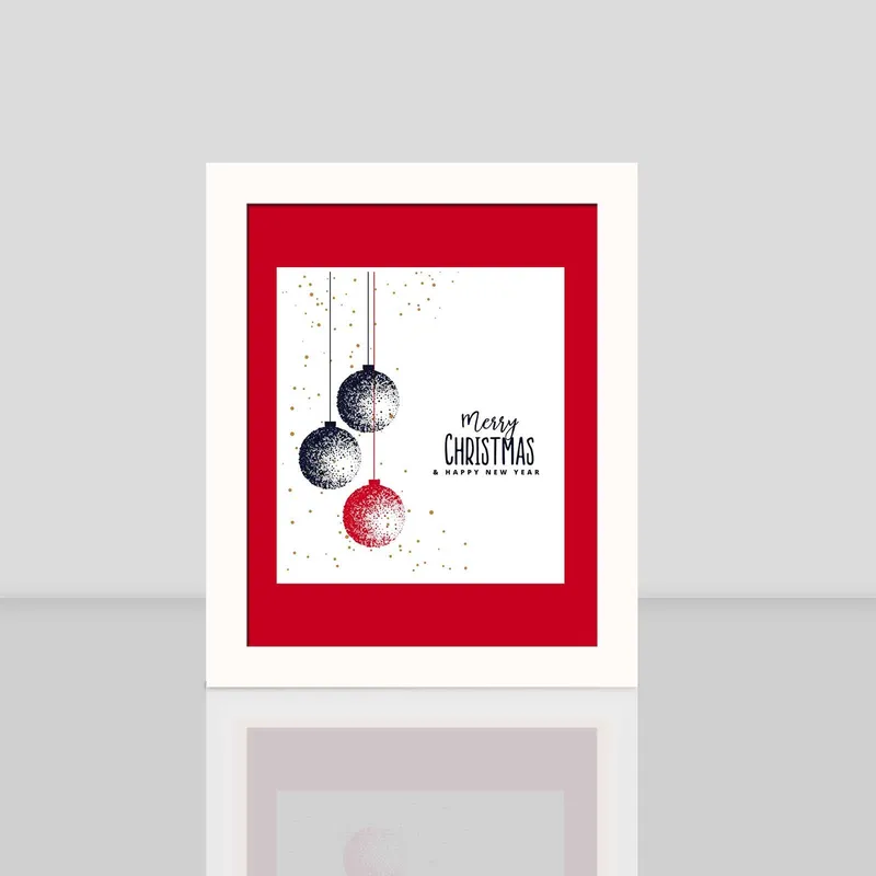 Dekorativ Inramad MDF-målning 24x29 cm, Flerfärgad