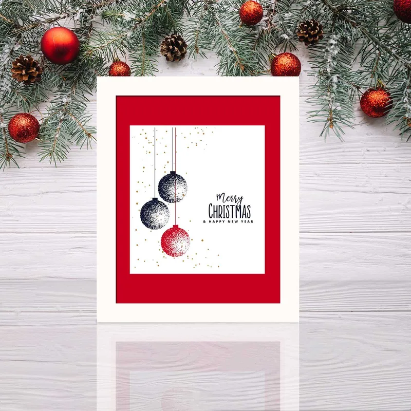 Dekorativ Inramad MDF-målning 24x29 cm - Flerfärgad - Inredning & dekor - Tavlor & konst