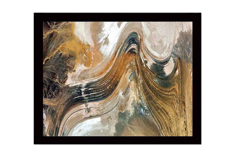 DEKORATIV INRAMAD MDF-MÅLNING 41x56 cm Flerfärgad - Inredning & dekor - Tavlor & konst