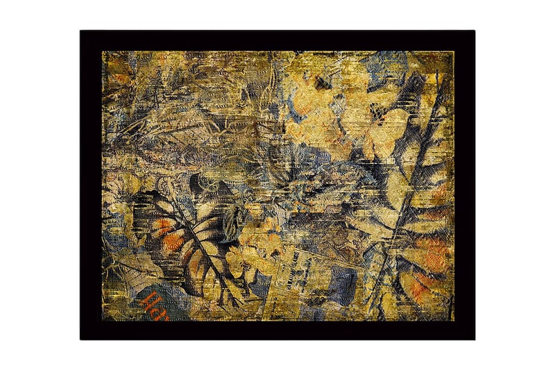 DEKORATIV INRAMAD MDF-MÅLNING 41x56 cm Flerfärgad - Inredning & dekor - Tavlor & konst