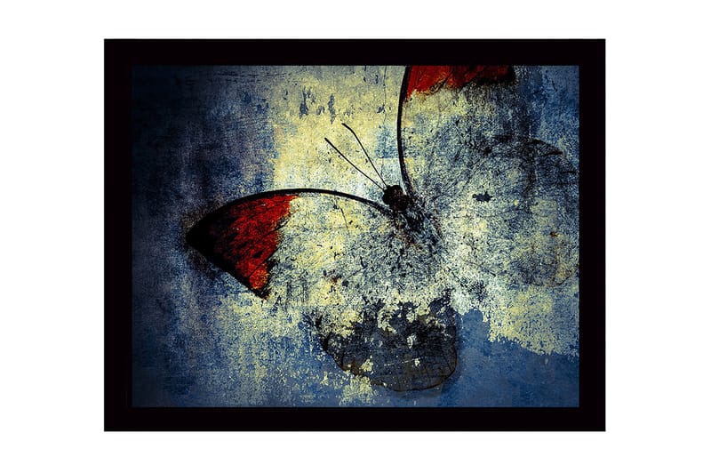 DEKORATIV INRAMAD MDF-MÅLNING 41x56 cm Flerfärgad - Inredning & dekor - Tavlor & konst