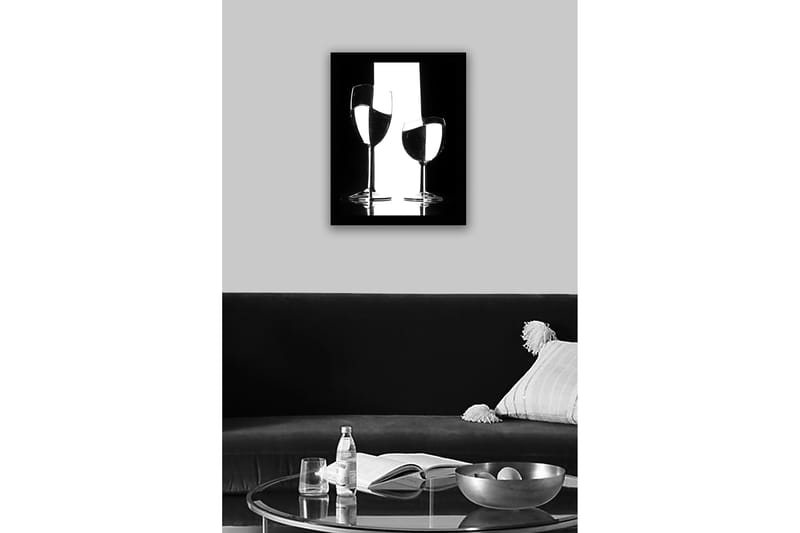 DEKORATIV INRAMAD MDF-MÅLNING 41x56 cm Flerfärgad - Inredning & dekor - Tavlor & konst