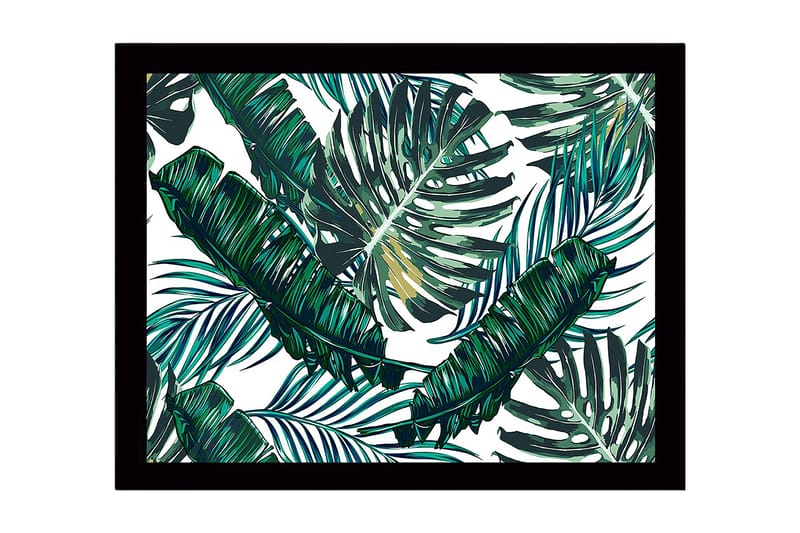 DEKORATIV INRAMAD MDF-MÅLNING 41x56 cm Flerfärgad - Inredning & dekor - Tavlor & konst