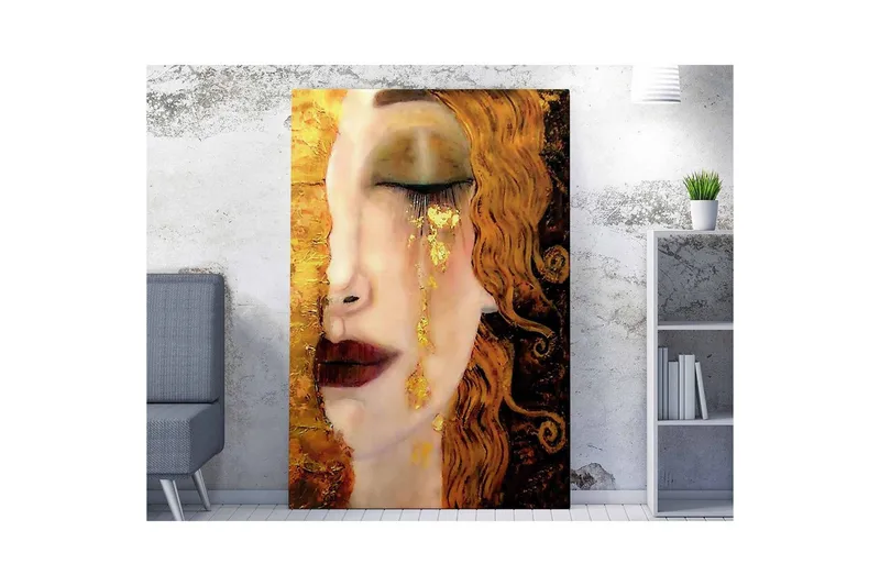Dekorativt Dorosmålning Marro Flerfärgad - 50 x 70 cm - Inredning & dekor - Tavlor & konst - Canvastavla