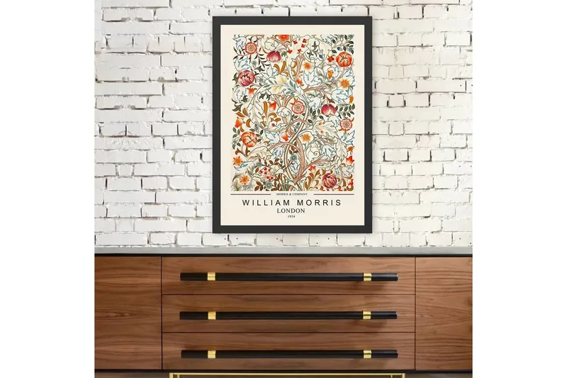 Dekorativt Inramad Målning Campora Ticoman Flerfärgad (35 x 45 cm) - Multifärgad - Inredning & dekor - Tavlor & konst - Måla själv - Gör det själv tavlor