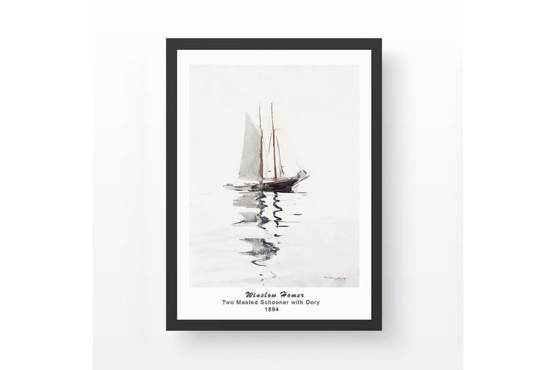 Dekorativt Inramad Målning Toranland Ticoman Mångfärg (35 x 45 cm), Multifärgad