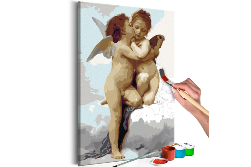 GÖR-DET-SJÄLV Målningar Angels Love 40x60 cm - Artgeist sp. z o. o. - Gör det själv tavlor