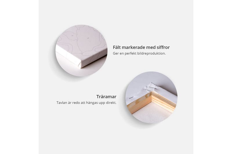 Gör-det-själv Målningar Beautiful Flamingo 40x60 cm - Artgeist sp. z o. o. - Inredning & dekor - Tavlor & konst - Måla själv - Gör det själv tavlor