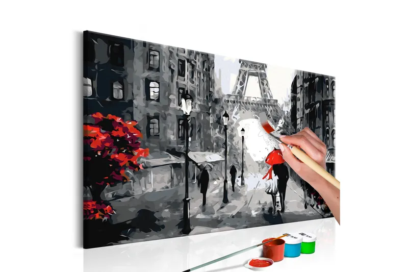 Gör-det-själv Målningar From Paris With Love 60x40 cm - Artgeist sp. z o. o. - Inredning & dekor - Tavlor & konst - Måla själv - Gör det själv tavlor