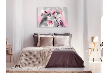 Gör-det-själv Målningar Magnolia Grey Background 60x40 cm - Artgeist sp. z o. o. - Inredning & dekor - Tavlor & konst - Måla själv - Gör det själv tavlor