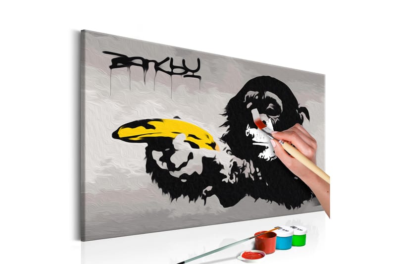 GÖR-DET-SJÄLV Målningar Monkey 60x40 cm - Artgeist sp. z o. o. - Gör det själv tavlor