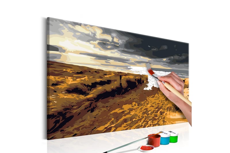 GÖR-DET-SJÄLV Målningar Wild Beach  60x40 cm - Gör det själv tavlor