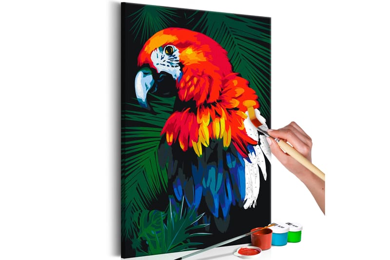 GÖR-DET-SJÄLV Målningar Parrot 40x60 cm - Artgeist sp. z o. o. - Gör det själv tavlor
