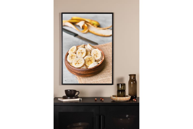 Poster Banana 21x30 cm Gul - Poster & print