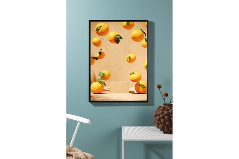 Poster Lemons 50x70 cm Beige -   - Poster & print