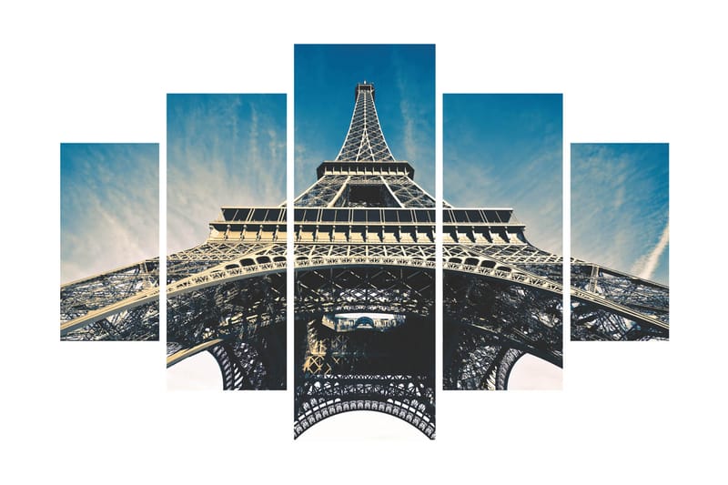 CANVASTAVLA City Paris 5-pack Flerfärgad 56x20 cm - Poster & print