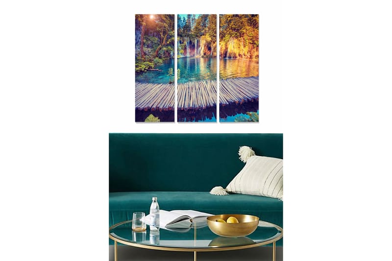 CANVASTAVLA Scenic 3-pack Flerfärgad 20x50 cm - Inredning & dekor - Tavlor & konst - Poster & print