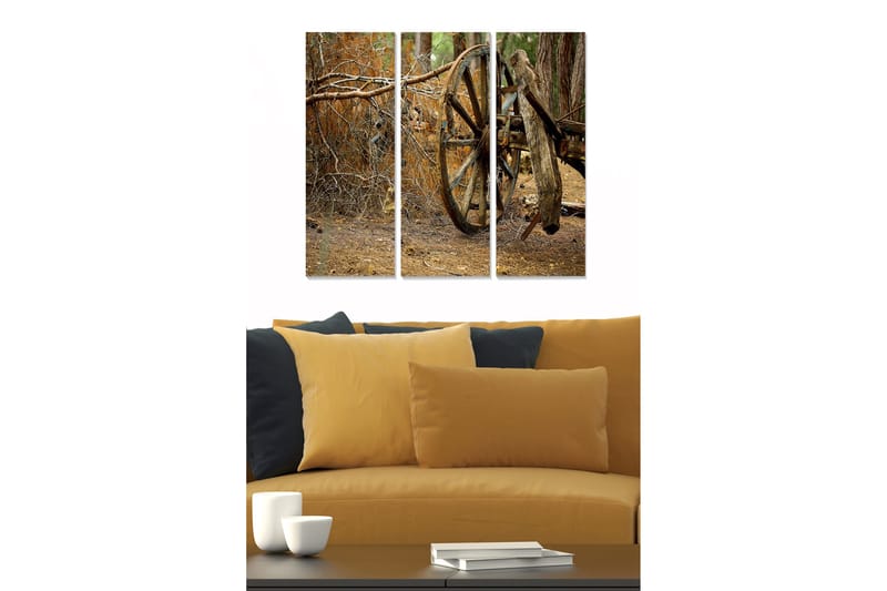 Canvastavla Scenic 3-pack Flerfärgad - 20x50 cm - Inredning & dekor - Tavlor & konst - Canvastavla