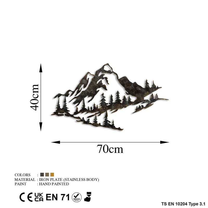 Fjell Väggdekor - Inredning & dekor - Tavlor & konst - Poster & print