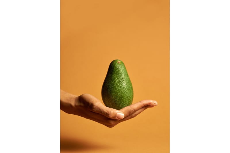 Poster Avocado 50x70 cm, Orange/Grön