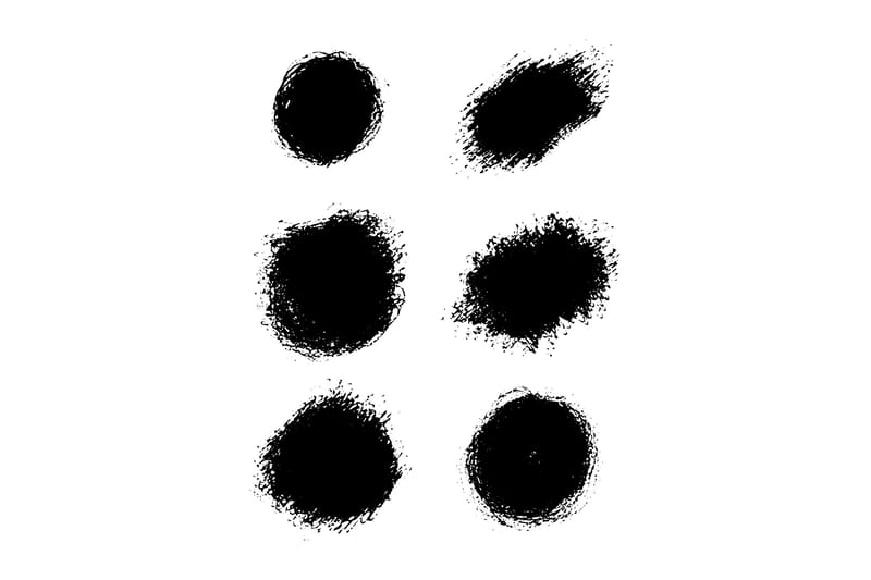 Poster Dots 30x40 cm, Vit