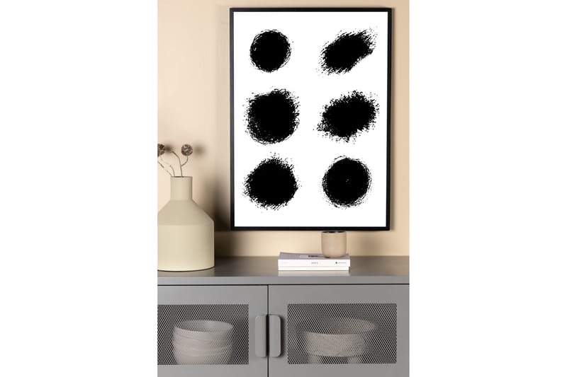 Poster Dots 50x70 cm - Vit - Inredning & dekor - Tavlor & konst - Poster & print