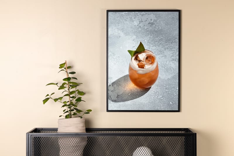 Poster Drink 30x40 cm - Grå - Inredning & dekor - Tavlor & konst - Poster & print