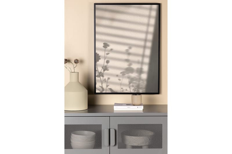 Poster Flower Shadow 30x40 cm - Vit - Inredning & dekor - Tavlor & konst - Poster & print