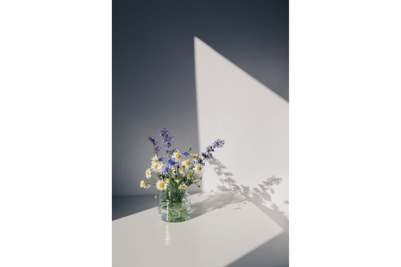 Poster Flowers 50x70 cm, Vit