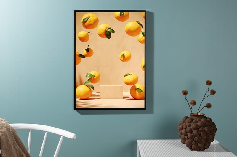 Poster Lemons 50x70 cm - Beige - Inredning & dekor - Tavlor & konst - Poster & print