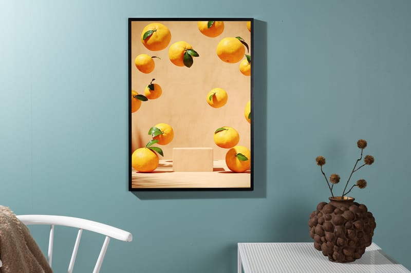 Poster Lemons 50x70 cm - Beige - Inredning & dekor - Tavlor & konst - Poster & print