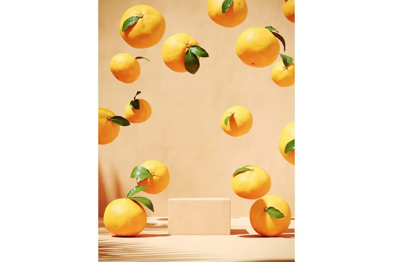 Poster Lemons 70x100 cm, Beige