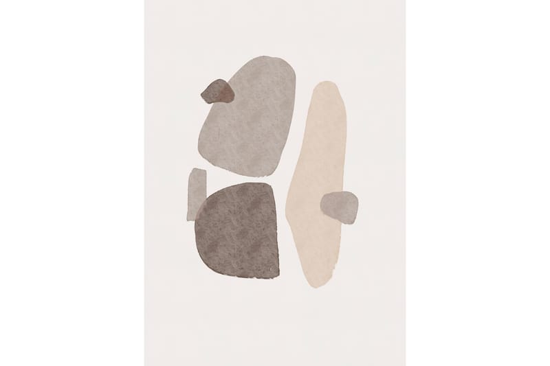Poster Shapes 50x70 cm - Svart/Vit - Inredning & dekor - Tavlor & konst - Poster & print